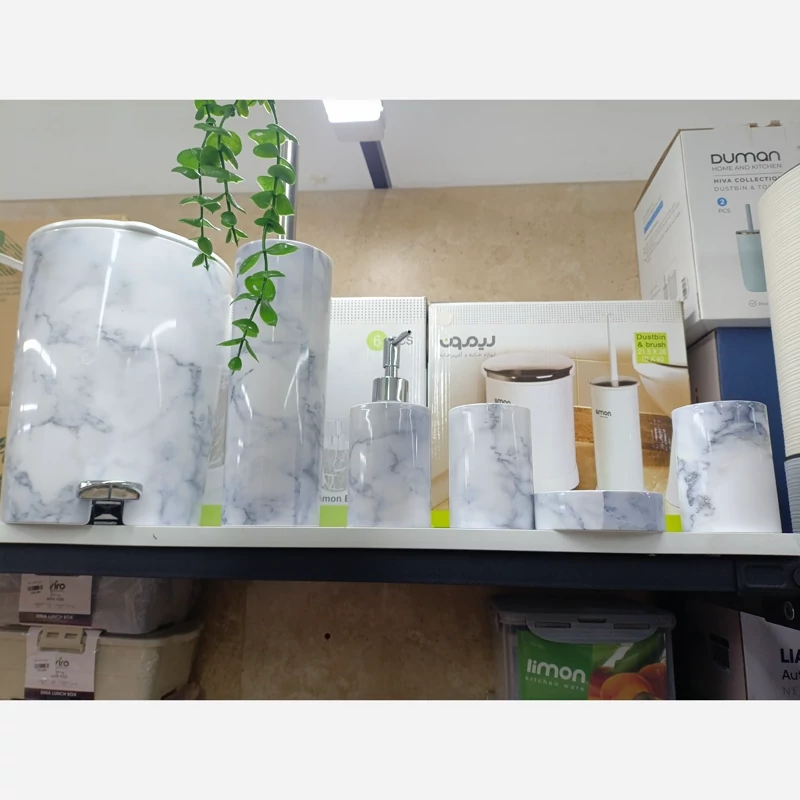 ست سرویس بهداشتی لیمون طرح سنگ