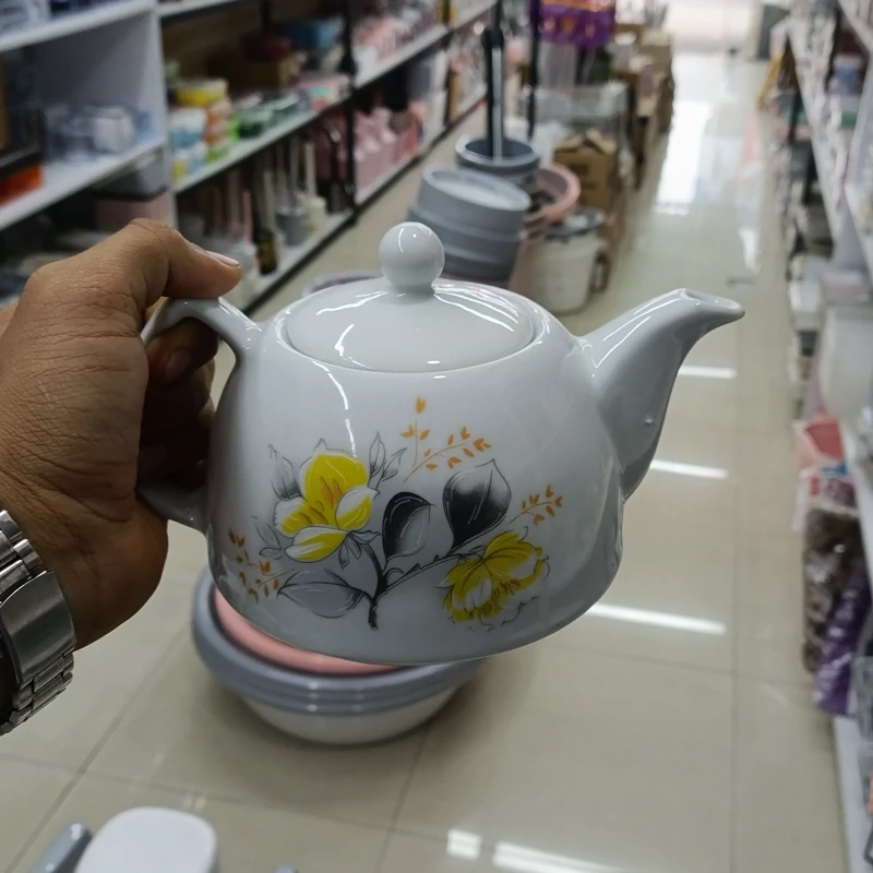 قوری سماوری گلدار