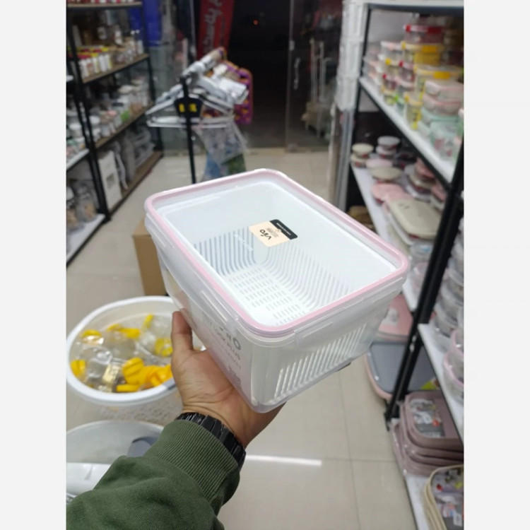 ظرف دردار سبد دار viroسایز 1 پنیر،ترشی،زیتون