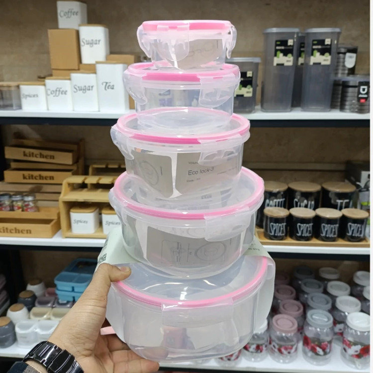 ظرف نگهدارنده غذا 5 تیکه