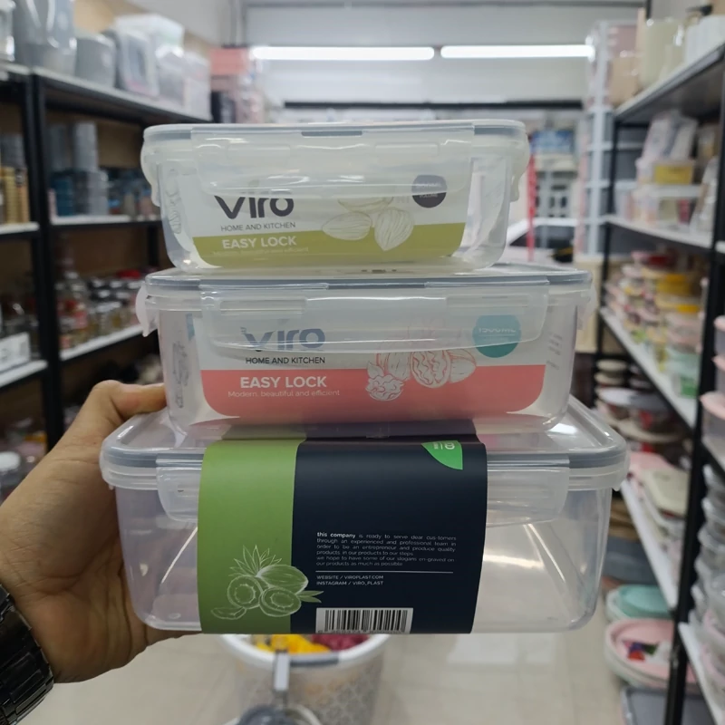 ظرف نگهدانده غذا 6پارچه viro