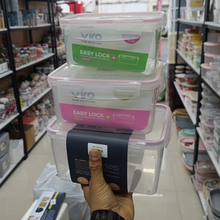 ظرف نگهدارنده غذا 6پارچه بزرگ ویرو